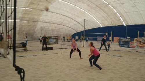 Ivana Votípková s Julií Kapičákovou v akci