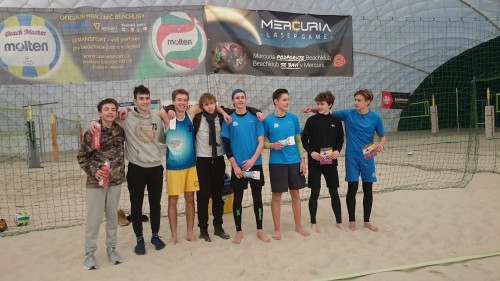 první zleva Honza Žídek a Šimon Bambas